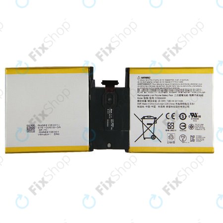 Microsoft Surface Go - Akku Batterie G16QA043H 3411mAh