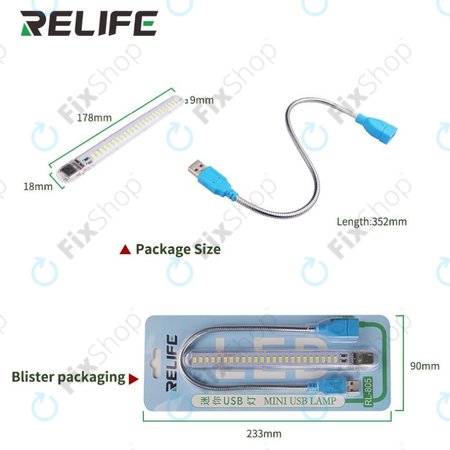 Relife RL-805 - USB Mini-LED-Taschenlampe