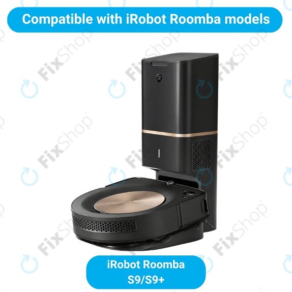 Ersatzteilset für iRobot Roomba S9, S9+ (2 Paare Hauptbürsten, 4x Filter, 4x Seitenbürste)