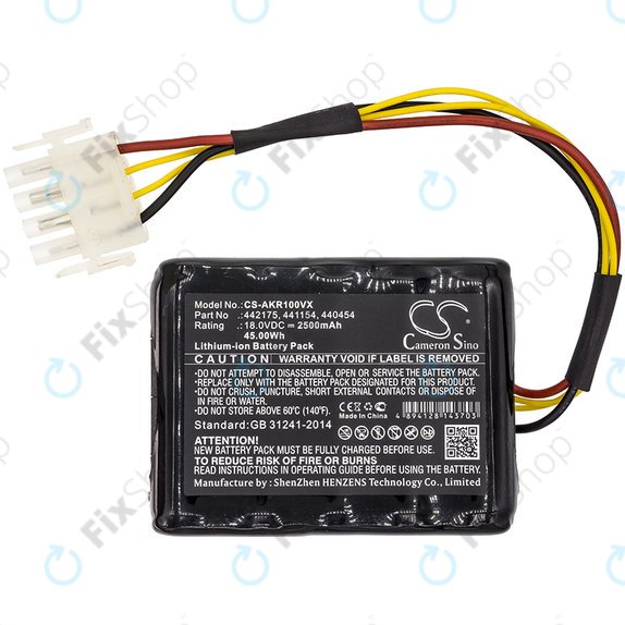 Akku batterie für Al-Ko Robolinho 100, Al-Ko Robolinho 110, 2500mAh, Li-Ion, 18V, 440454, HQ
