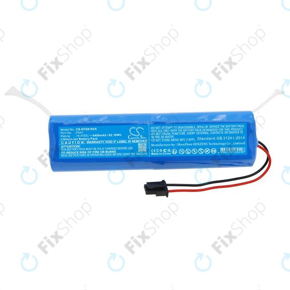 Akku batterie für Eufy RoboVac X8 Hybrid, 6400mAh, Li-Ion, 14.4V, PA61, HQ