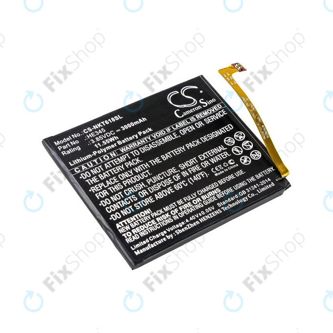 Nokia 6.1 - Akku Batterie HE345 3000mAh HQ
