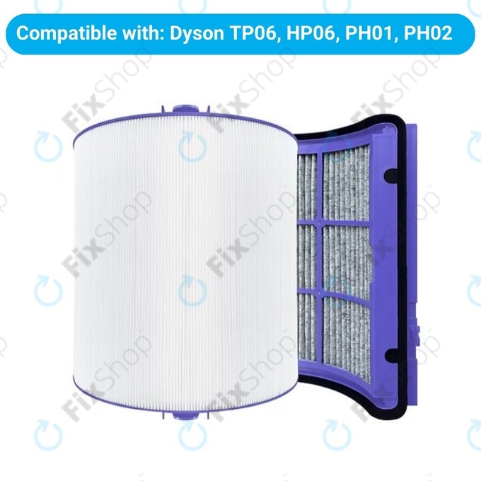 Dyson Purifier-series, Purifier humidifier-series, Hot and Cool Series 360° - HEPA-Filter (Aktivkohle)