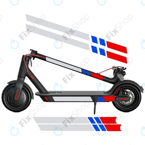Xiaomi Mi Electric Scooter 1S, 2 M365, Essential, Pro, Pro 2 - Reflexaufkleber (A)