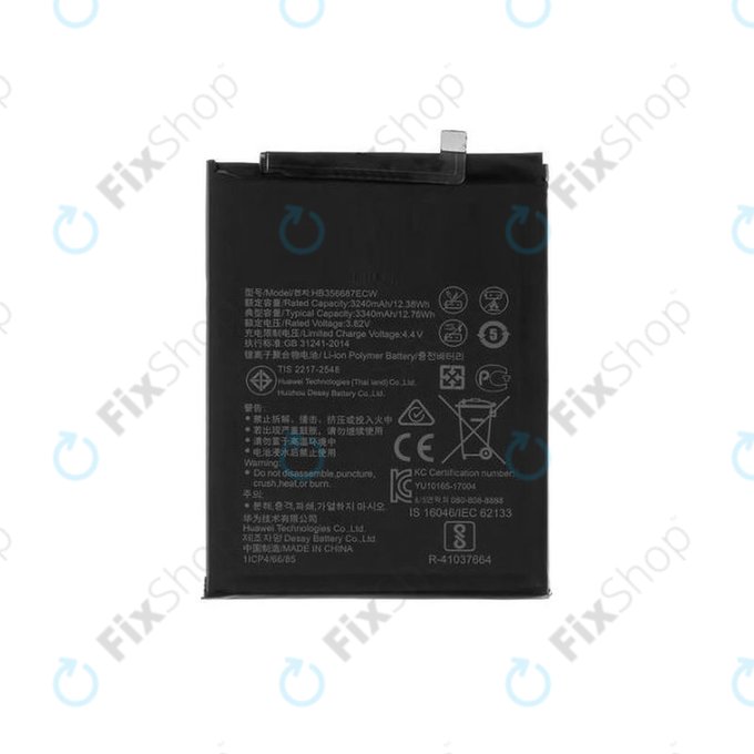 Huawei Mate 10 Lite, Honor 7X, Nova 2 Plus, P Smart Plus (Nova 3i), P30 Lite, P30 Lite 2020 - Akku Batterie HB356687ECW 3340mAh