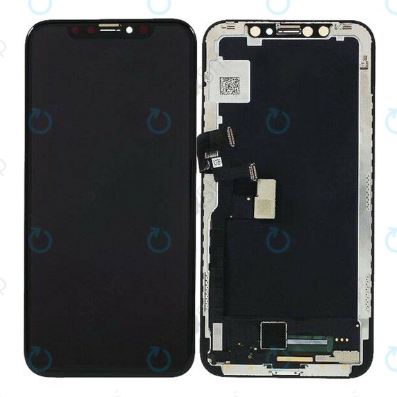 Apple iPhone XS Max - LCD Display + Touchscreen Front Glas + Rahmen Hard OLED FixPremium