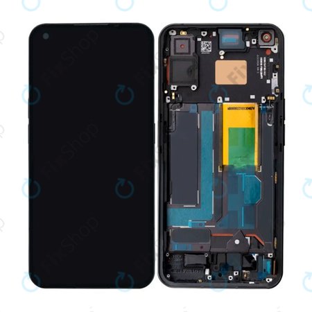 Nothing Phone (1) - LCD Display + Touchscreen Front Glas + Rahmen (Black) OLED