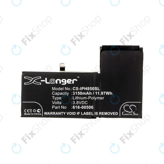 Apple iPhone XS Max - Akku Batterie 616-00506 3150mAh HQ