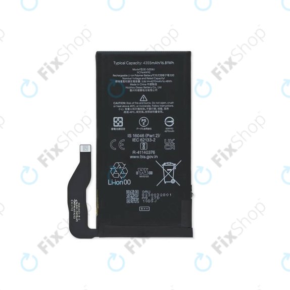 Google Pixel 7 GVU6C GQML3 - Akku Batterie GZE8U 4355mAh - G949-00338-01 Genuine Service Pack