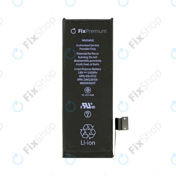 Apple iPhone 5S - Akku Batterie 1560mAh FixPremium