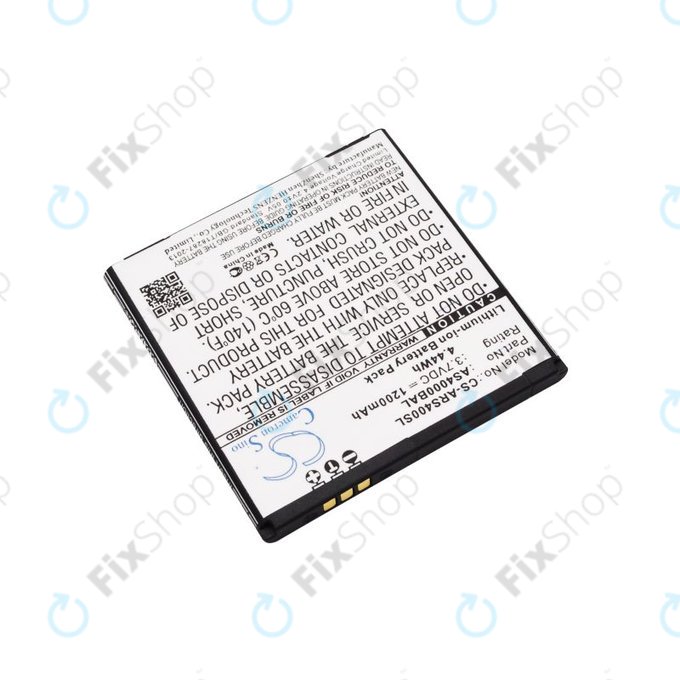 Akku batterie für Aligator S4000 Duo, 1200mAh, Li-Ion, 3.7V, AS4000BAL, HQ