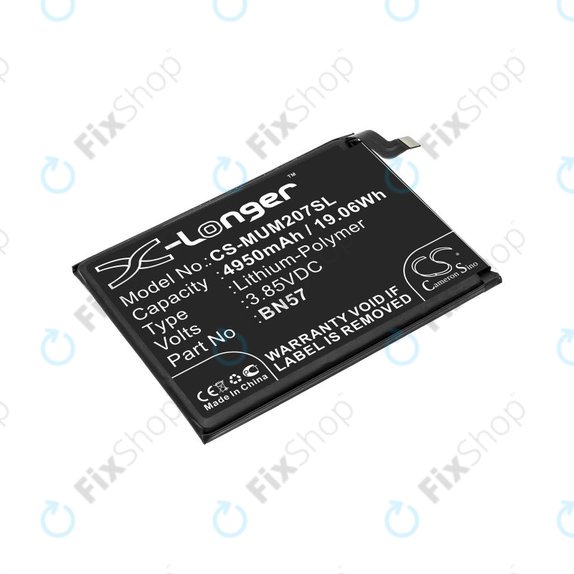 Xiaomi Poco X3 NFC, X3 Pro - Akku Batterie BN57 4950mAh HQ