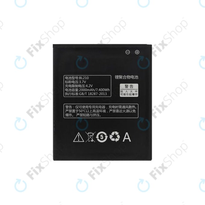 Lenovo A536, S820, S650 - Akku Batterie BL210 2000mAh