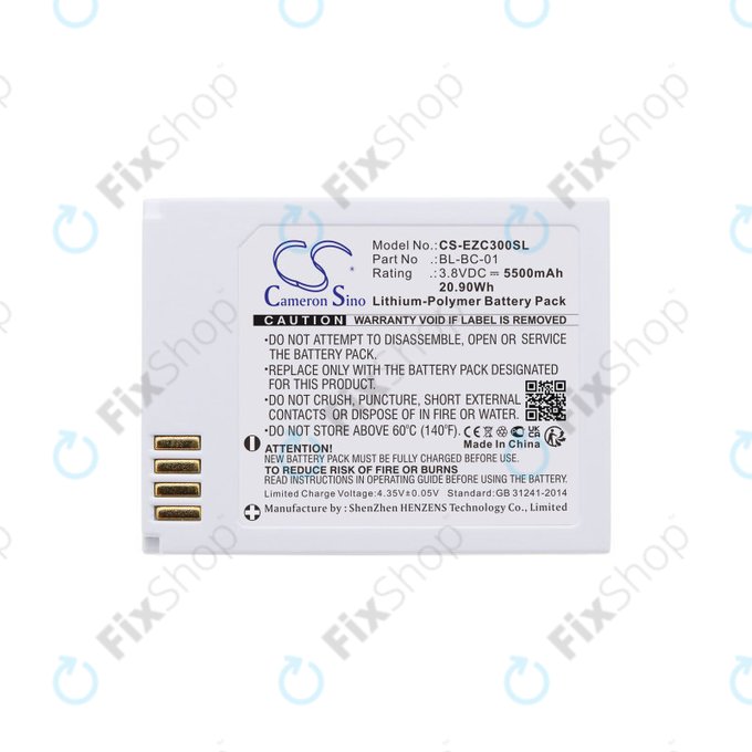 Batterie für Ezviz C3a, 5500mAh, Li-Pol, 3.8V, BL-BC-01, HQ