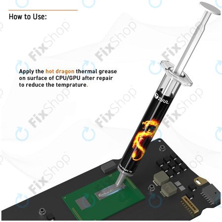 2UUL Hot Dragon - Kühlpaste für Chip Repair (2Stk.)