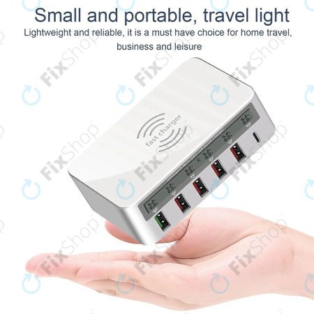 WLX-818F Service-Ladestation mit USB 3.0 und USB-C