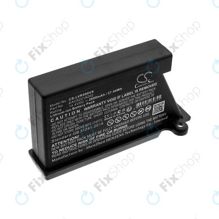 Akku batterie für LG Hombot, LG VR, EAC62218202, Li-ion, 14.4V, 2600mAh, HQ