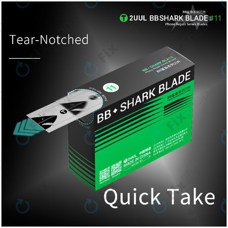 Skalpellklingen Shark Nr. 11, BB, 2UUL DA18, 100 Stk./Box