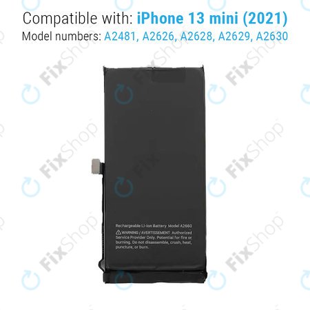 Apple iPhone 13 Mini - Akku Batterie 2406mAh