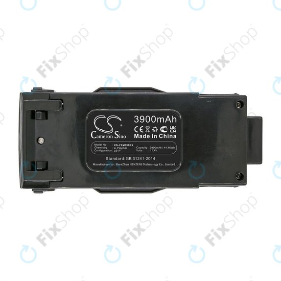 Akku batterie für Yuneec Mantis G, Q, 3900mAh, Li-Pol, 11.4V, YUNB3S2800, HQ