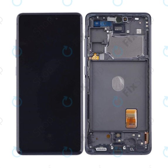 Samsung Galaxy S20 FE G780F - LCD Display + Touchscreen Front Glas + Rahmen (Black) TFT