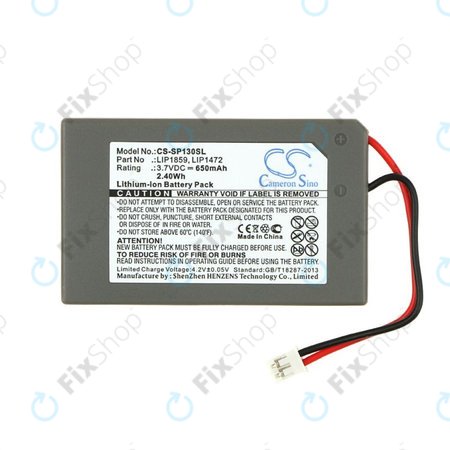 Akku batterie für Sony PlayStation 3, 650mAh, Li-Ion, 3.7V, LIP1859, HQ
