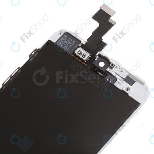 Display für iPhone 5S, SE, White, Touchscreen-Glas mit Rahmen