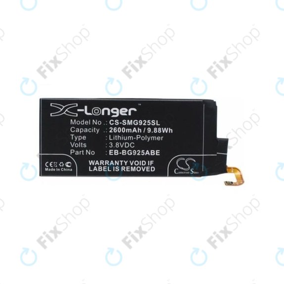 Samsung Galaxy S6 Edge G925F - Akku Batterie EB-BG925ABE 2600mAh HQ