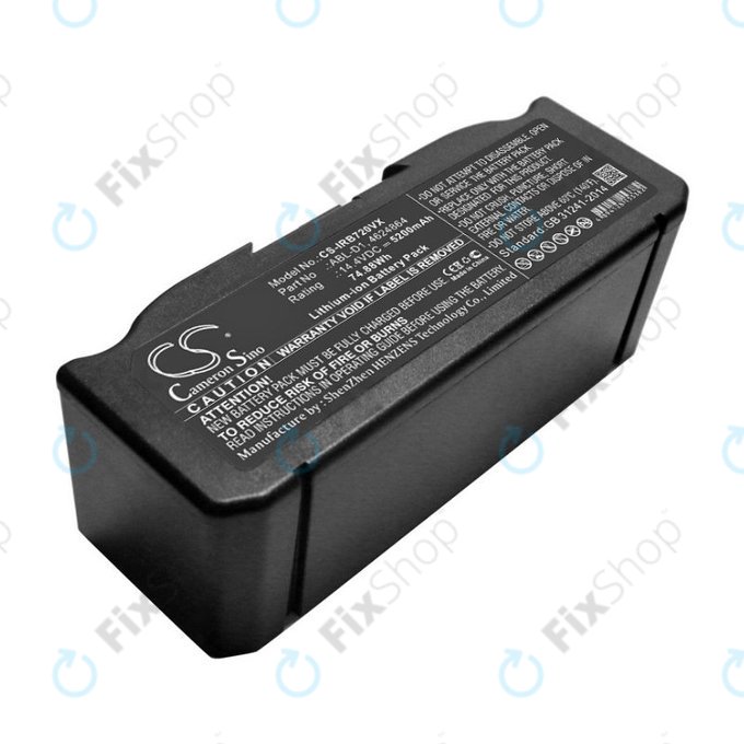 iRobot Roomba e-series, i-series - Akku Batterie ABL-D1, 4624864, ABL-D2 Li-Ion 14.4V 5200mAh HQ
