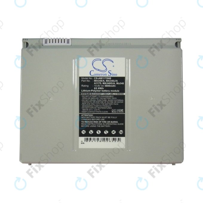 Apple MacBook Pro 15 A1260 (EMC 2198) Early 2008 - Akku Batterie A1175, MA348, MA348/A 5800mAh HQ