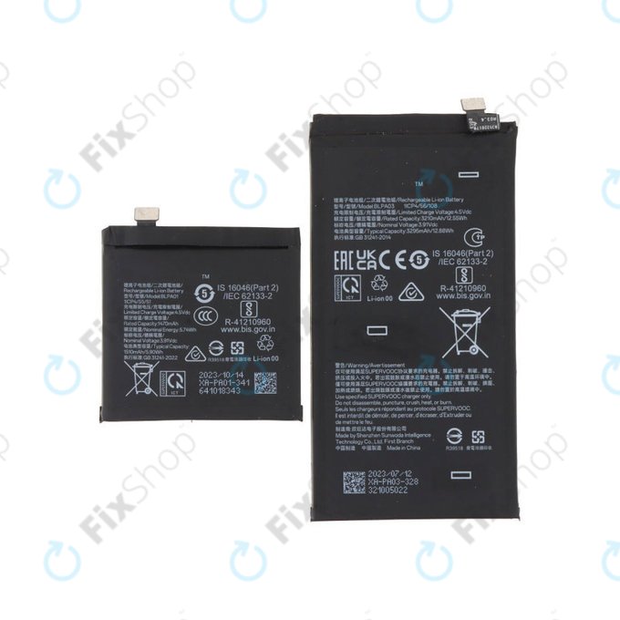 OnePlus Open - Akku Batterie BLPA01, BLPA03 4805mAh (2Stk.)