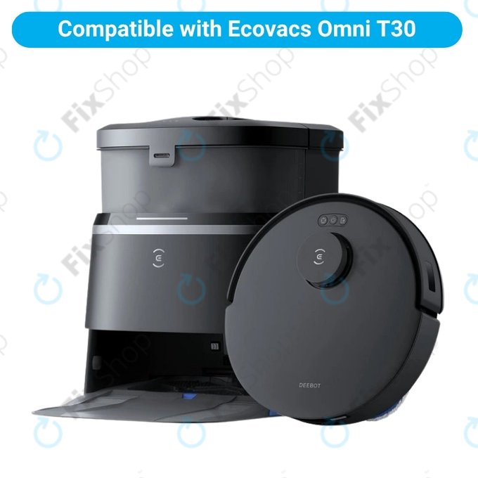 Ersatzteilset für Ecovacs Omni T30 (2x Hauptbürste, 4x Filter, 4x Seitenbürste)