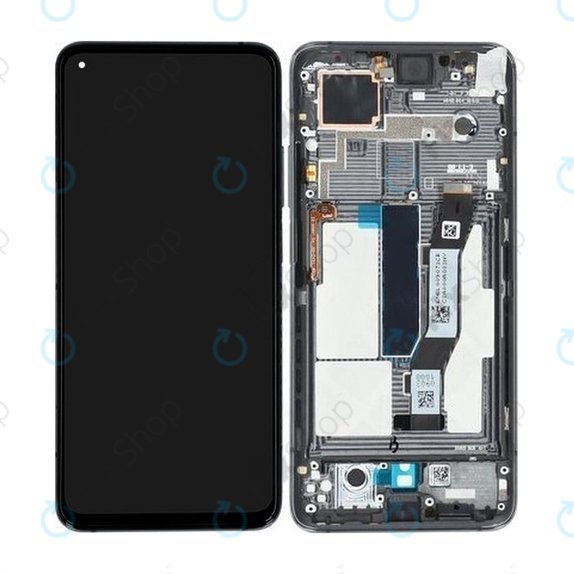 Xiaomi Mi 10T 5G, Mi 10T Pro 5G - LCD-Display + Touchglas + Rahmen (Cosmic Black) - 5600030J3S00 Genuine Service Pack