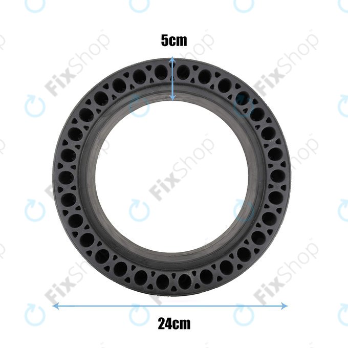 Xiaomi Mi Electric Scooter 1S, 2 M365, Essential, Pro, Pro 2 - Dauerhaft, Schlauchloser Reifen (Typ 2) (Black)