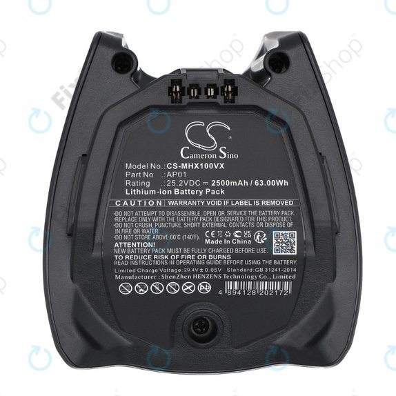 Miele HX-series - Akku Batterie AP01 Li-Ion 25.2V 2500mAh HQ