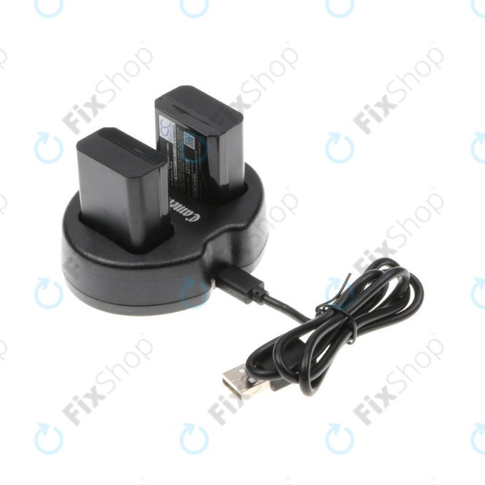 2 Akkus mit Ladegerät fürSony NEX-5, Alpha 7, NEX-7, 1030mAh, Li-Ion, 7.4V, NP-FW50, HQ