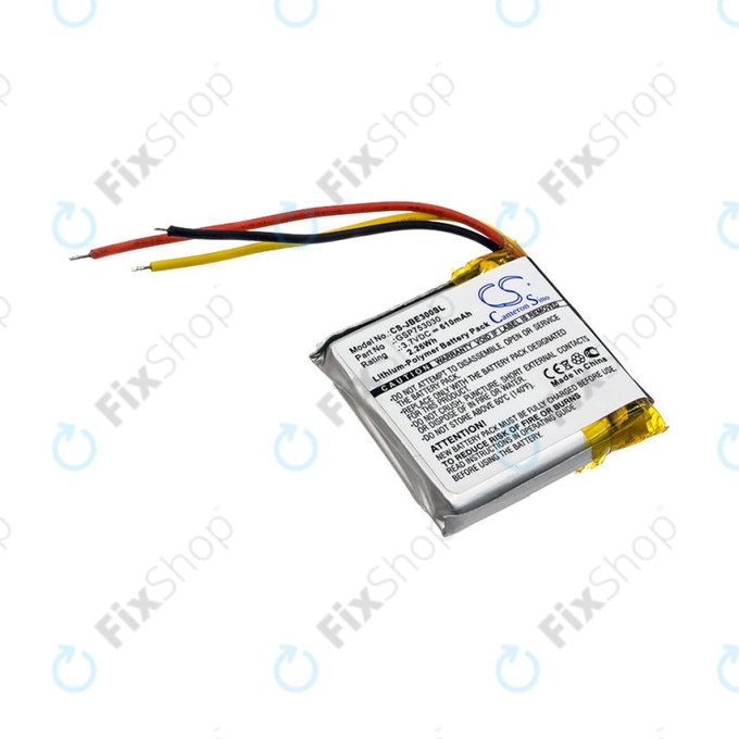 Batterie für JBL Everest Elite 300, E45BT, E55BT, Live 650BT NC, 610mAh, Li-Pol, 3.7V, GSP753030, HQ