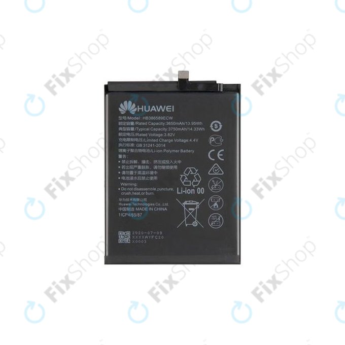 Huawei Honor Play. Mate 20 Lite, Nova 3, P10 Plus, Nova 5T, View 10 - Akku Batterie HB386589ECW 3750mAh - 24022732, 24022731, 24022209 Genuine Service Pack