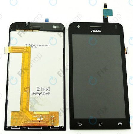 Asus Zenfone C ZC451CG - LCD Display + Touchscreen Front Glas + Rahmen (Black) TFT
