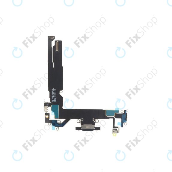 Apple iPhone 16 - Ladestecker Ladebuchse + Flex Kabel (Black)
