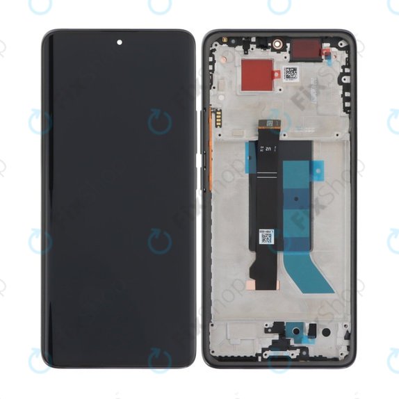 Xiaomi Redmi Note 14 Pro 5G 24090RA29G - LCD Display + Touchscreen Front Glas + Rahmen (Midnight Black) OLED