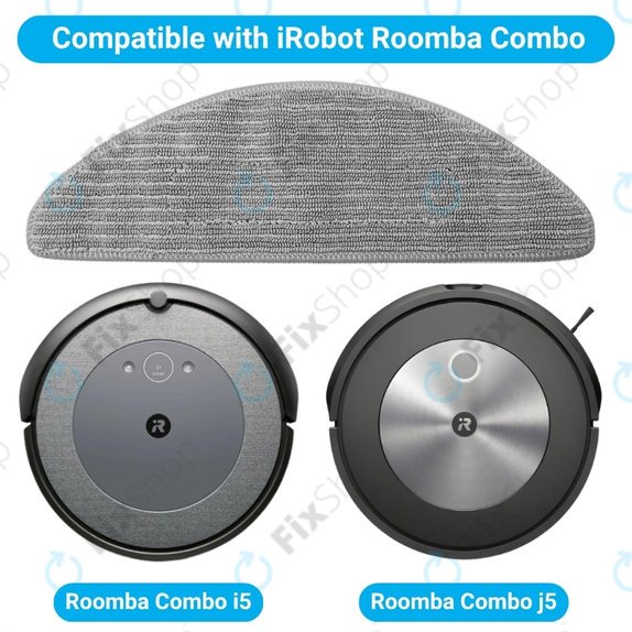 Wischtuch, 2 Stk. für iRobot Roomba Combo i5, j5