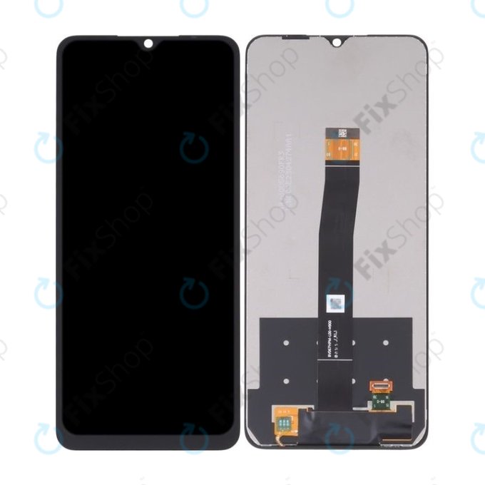 Xiaomi Redmi 10C - LCD Display + Touchscreen Front Glas + Rahmen (Black) TFT