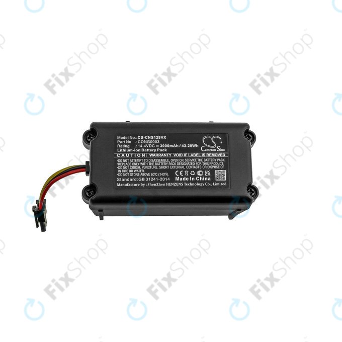 Cecotec Conga 1290, 1390, 1490, 1590 - Akku Batterie CONG0003 Li-Ion 14.4V 3000mAh HQ