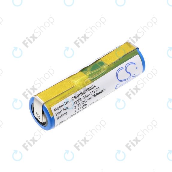 Akku batterie für Philips 8895XL, 750mAh, Li-Ion, 3.7V, 036-11290, HQ