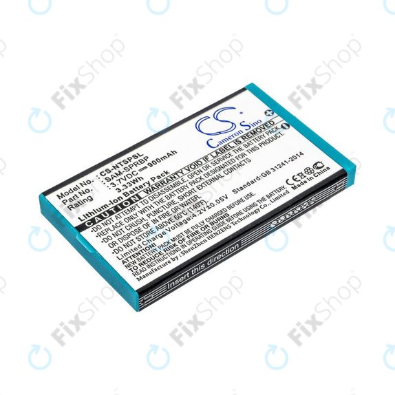Akku batterie für Nintendo Advance SP, AGS, 900mAh, Li-Ion, 3.7V, SAM-SPRBP, HQ