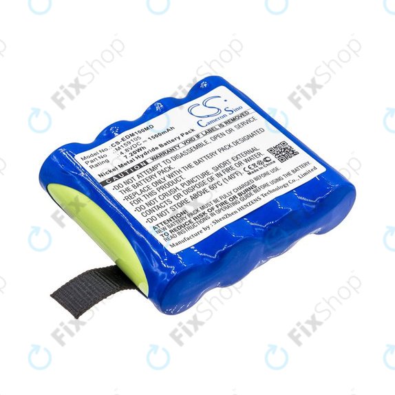 Akku batterie für Edan Cs-01, Edan H100, Edan H100b, Edan H100n, 1500mAh, Ni-MH, 4.8V, 4XNR49AA1500P, HQ