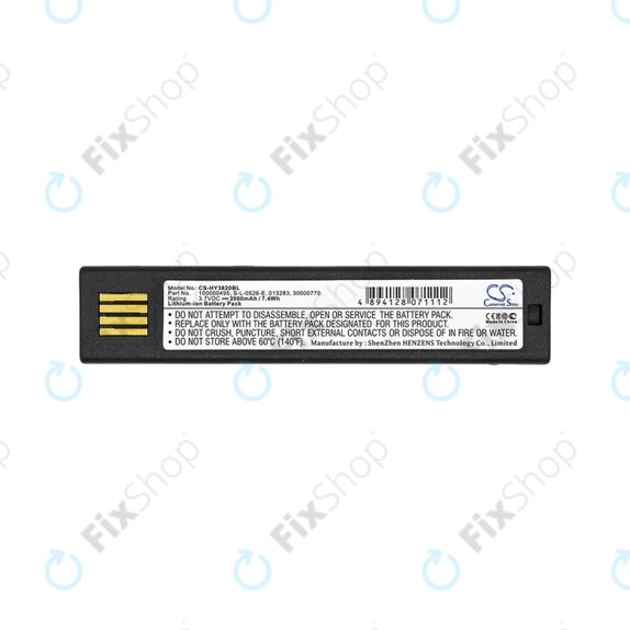 Honeywell 1202g, 1452G, 1472G, 1902GHD/GSR, 1911i, 1981i, 3820/i, 4620, 4820/i, 5620, 6320, 8675i, Xenon 3820/i, 4820/i, 5620, 6320 - Akku Batterie 100000495, S-L-0526-E, HO48L1-G 2000mAh HQ