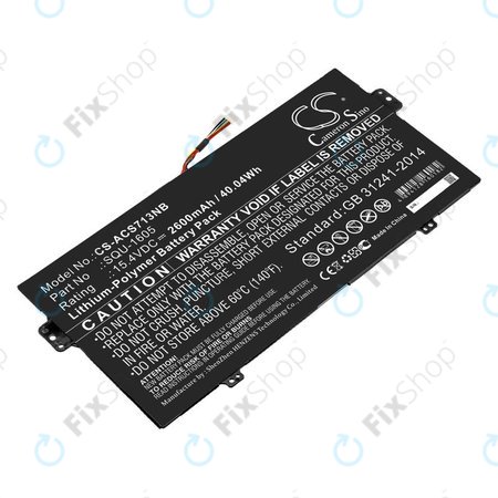 Akku batterie für Acer SF713-51, 2600mAh, Li-Pol, 15.4V, SQU-1605, HQ