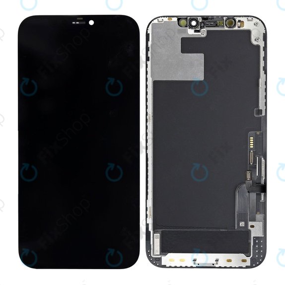 Display In-Cell HD+ für iPhone 12, 12 Pro, Touchscreen-Glas mit Rahmen